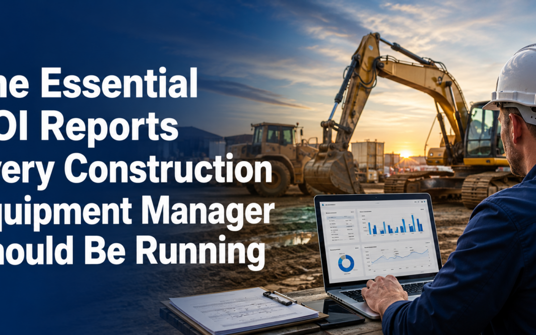 The Essential ROI Reports Every Construction Equipment Manager Should Be Running